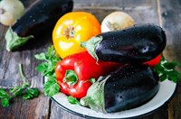 Перцы и баклажаны Перцы и баклажаны